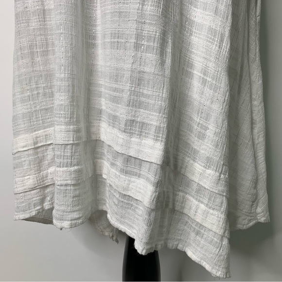 Anthropologie Isabella Sinclair Women's White Sleeveless Tilly Dress Size Large - Picture 4 of 15